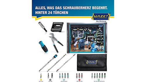 Hazet adventskalender 2024 - adventskalender,